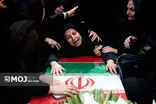 تشییع پیکر شهدای تعرض رژیم اشغالگر صهیونیستی به ایران