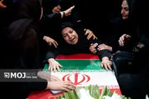 تشییع پیکر شهدای تعرض رژیم اشغالگر صهیونیستی به ایران