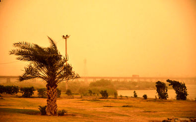 تداوم گرد و غبار و باد شدید تا آخر هفته برای خوزستان 