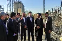  بازدید مدیر عامل شرکت برق منطقه ای غرب از پست ۶۳ کیلو ولت سنقر