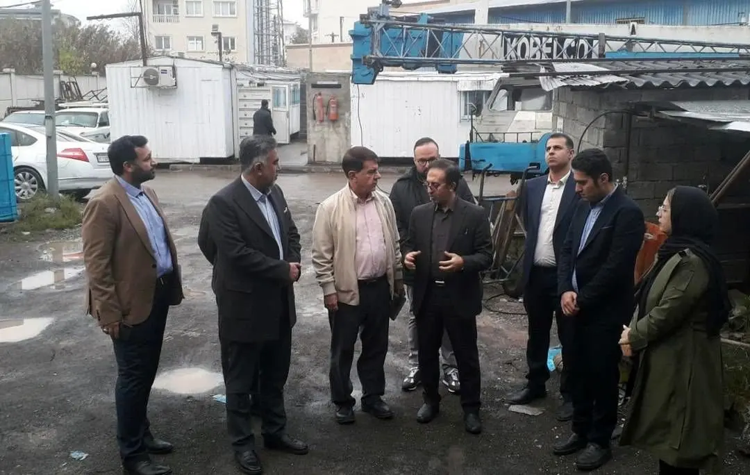 بازدید مدیرعامل سازمان مجری از پروژه طرح توسعه بیمارستان لنگرود