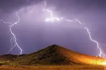 وقوع رگبار، رعدوبرق و تگرگ در ارتفاعات شرقی و شمالی هرمزگان