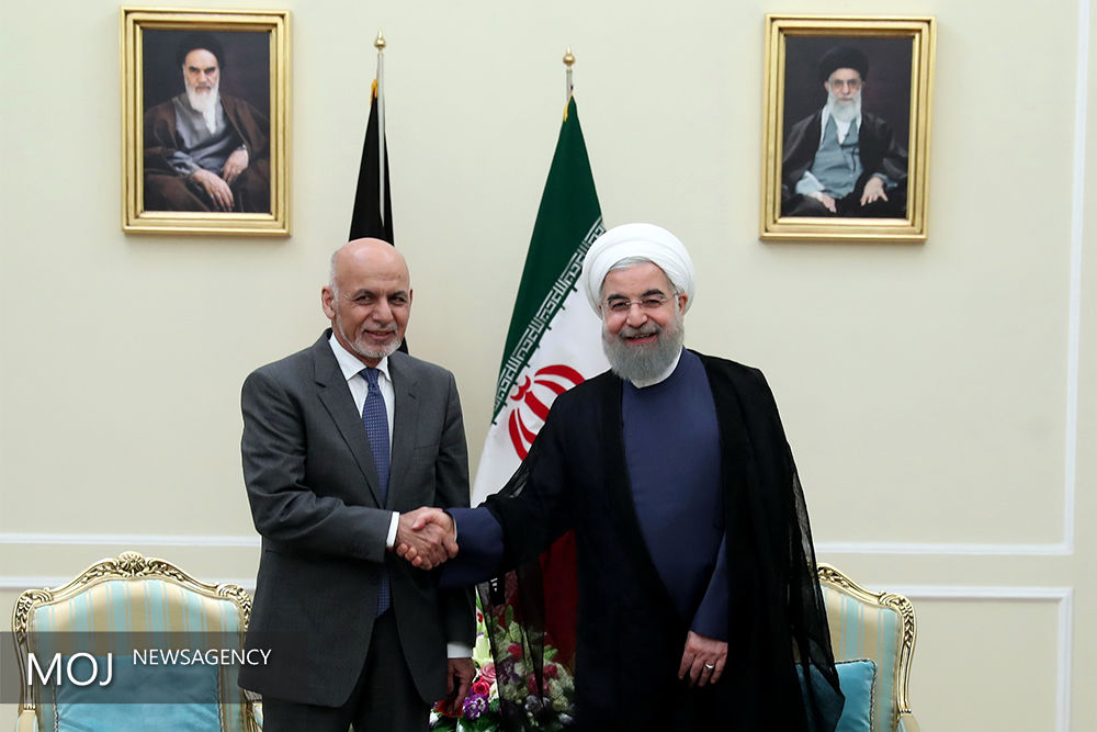 حسن روحانی با رئیس جمهور افغانستان دیدار کرد 