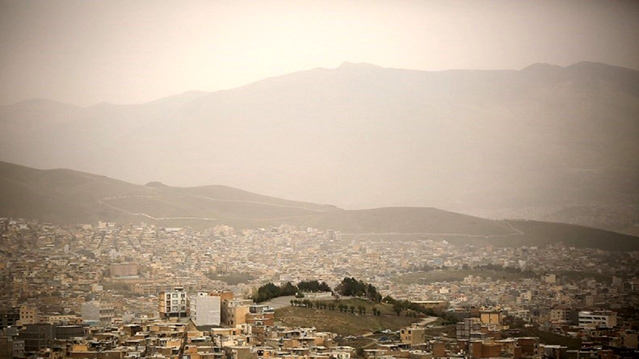 کاهش دید افقی در کردستان به 500 متر/روز چهارشنبه کیفیت هوا بهتر خواهد شد