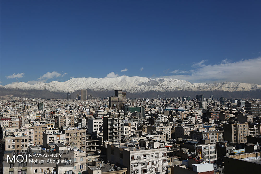 کیفیت هوای تهران در 9 بهمن 97 پاک است