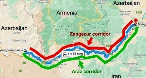 دلایل نگرانی ایران از فعال شدن دالان زنگزور