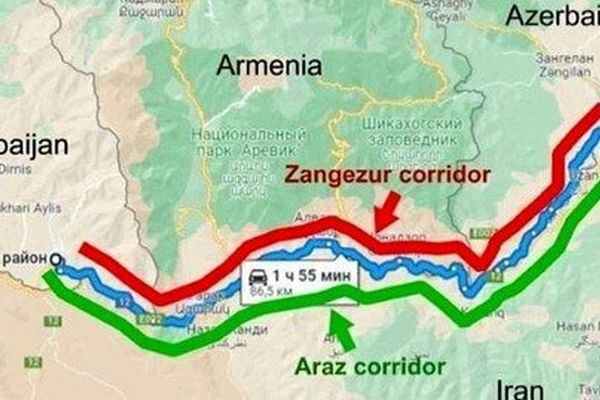 دلایل نگرانی ایران از فعال شدن دالان زنگزور