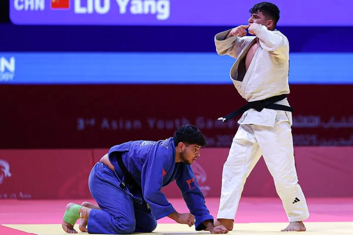 محمد برفراز با پیروزی مقابل رقیب هندی به مدال برنز مشترک جودو رسید