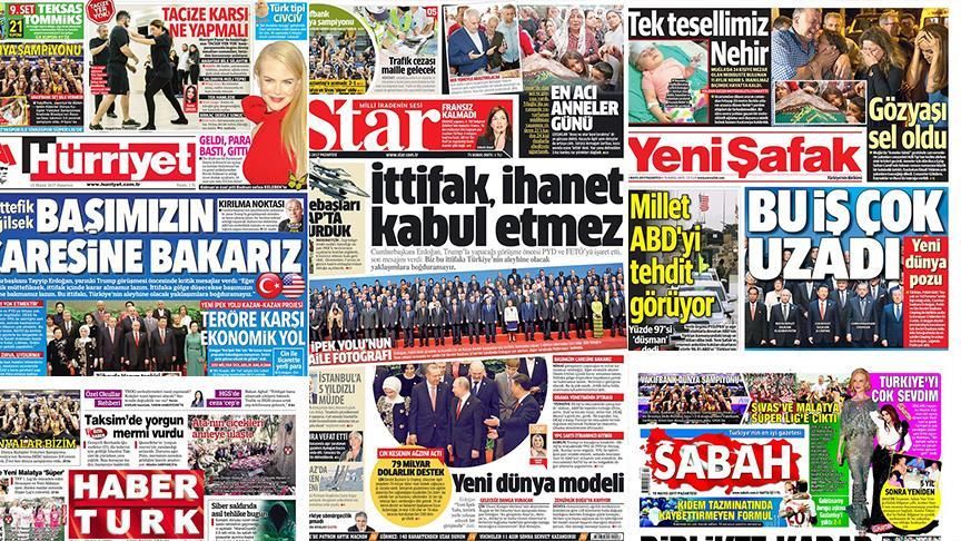 روزنامه های امروز دوشنبه ترکیه چه نوشتند؟