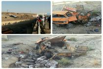 2 کشته و چهار مصدوم در اثر واژگونی کامیون خاور در نطنز