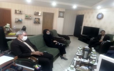 دیدار سرپرست بانک قرض الحسنه مهر ایران با اعضای هیات مدیره خانه مطبوعات استان اصفهان