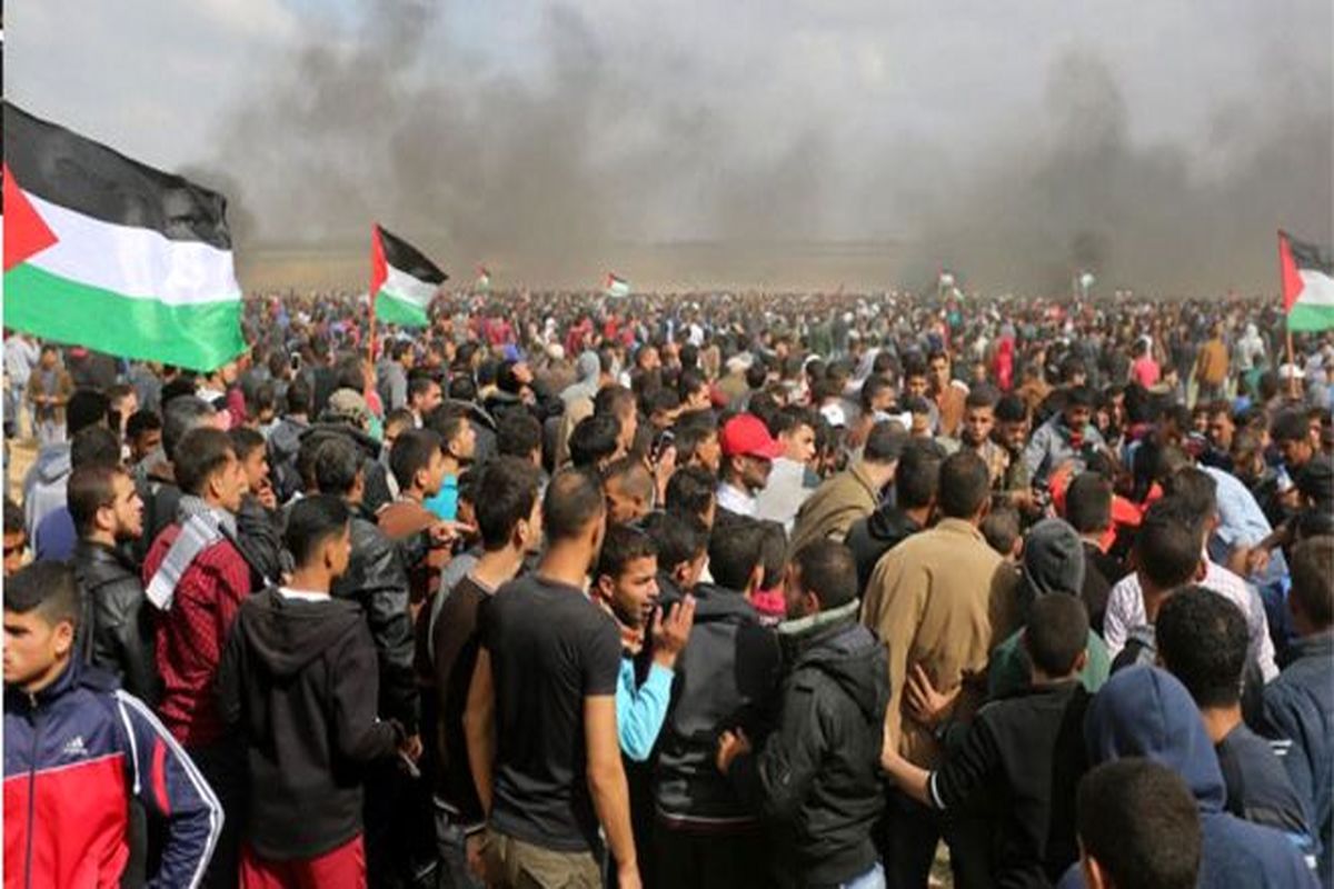 ۱۶ زخمی در راهپیمایی بازگشت و شکست محاصره غزه