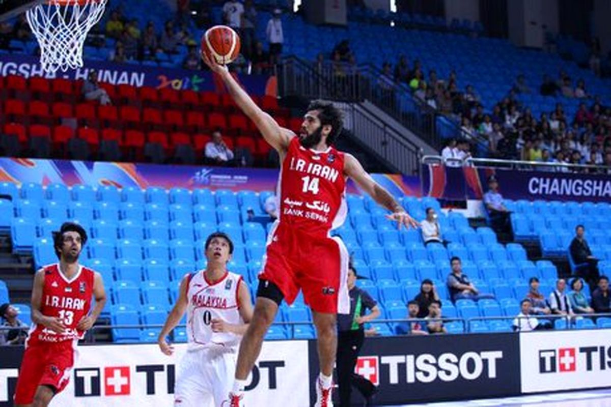 پیروزی مقتدرانه بسکتبال ایران در زمین و برابر قزاقستان 