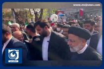 حضور رئیس جمهور در راهپیمایی ۲۲ بهمن تهران + فیلم