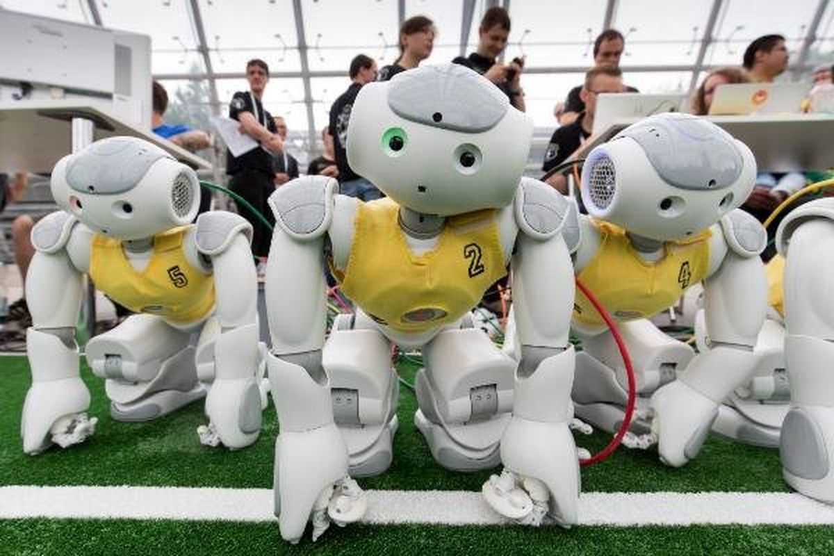 ربات های انسان نمای امیرکبیر تیم آلمان را شکست دادند