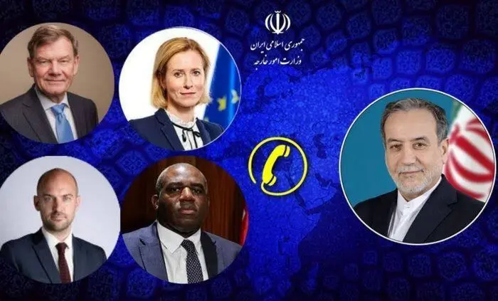 گفت‌وگوی عراقچی و تروئیکای اروپا درباره پرونده هسته‌ای و تحریم‌ها