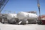 پیشرفت طرح پلی‌اتیلن سنگین شرکت صنایع پلیمر گچساران از ۵۰ درصد عبور کرد/ نصب مخازن دوقلوی ذخیره بوتن پروژه