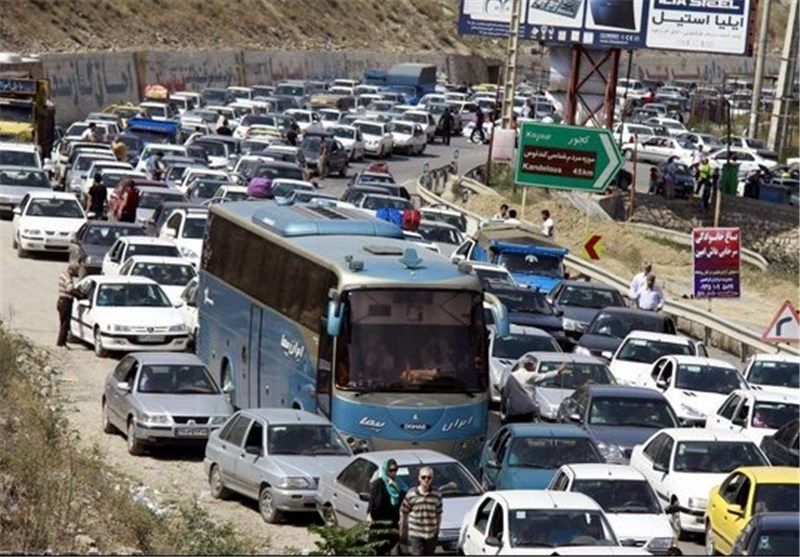 اعمال محدودیت‌ های ترافیکی در چالوس و فیروزکوه