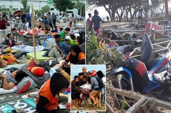 اندونزی خواستار کمک های بین المللی شد/قربانیان زلزله ۷.۴ ریشتری به ۱۲۰۳ نفر رسید