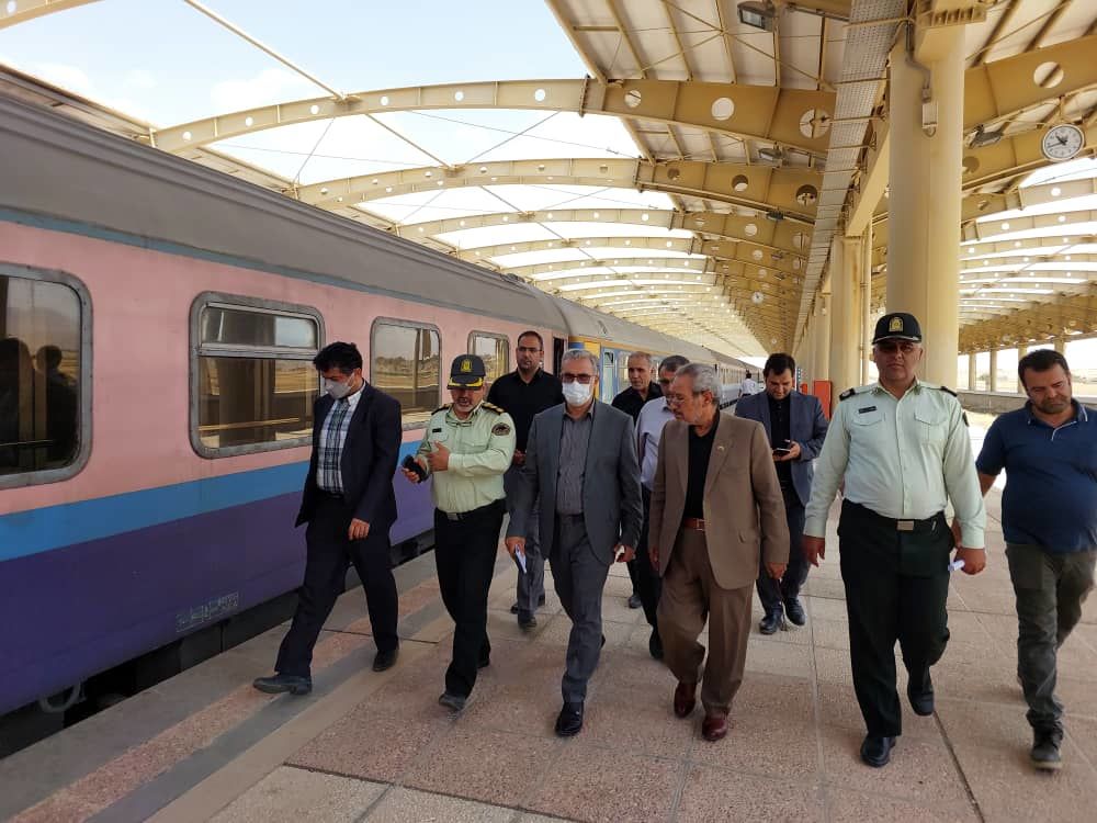 ایستگاه راه‌آهن کرمانشاه آماده میزبانی از زائران اربعین می‌شود 