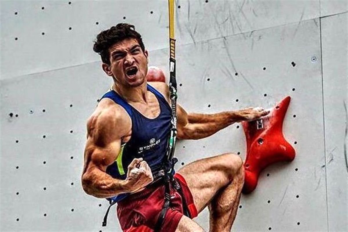 قهرمان مسابقات سنگ‌نوردی گوانگژو مدالش را به زلزله‌زدگان اهدا کرد