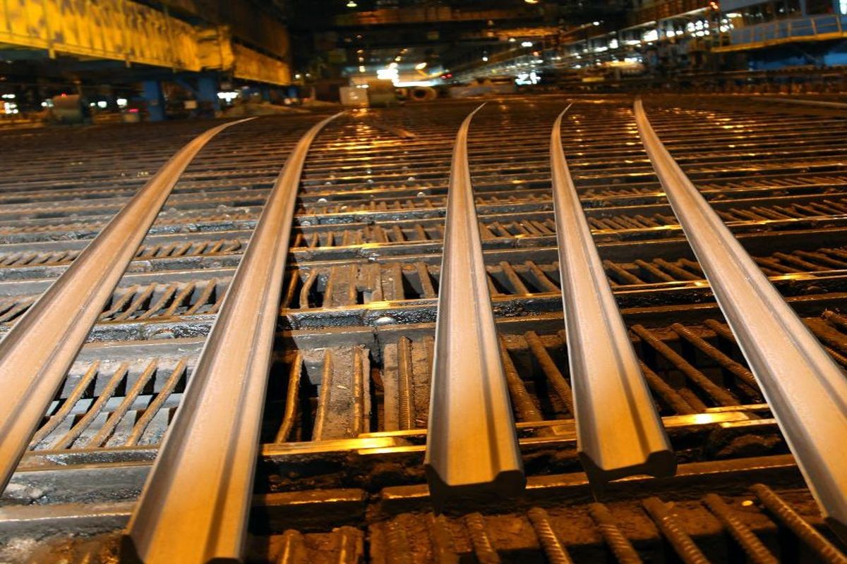 تولید ریل معدن تیپ R18 در شرکت ذوب آهن 