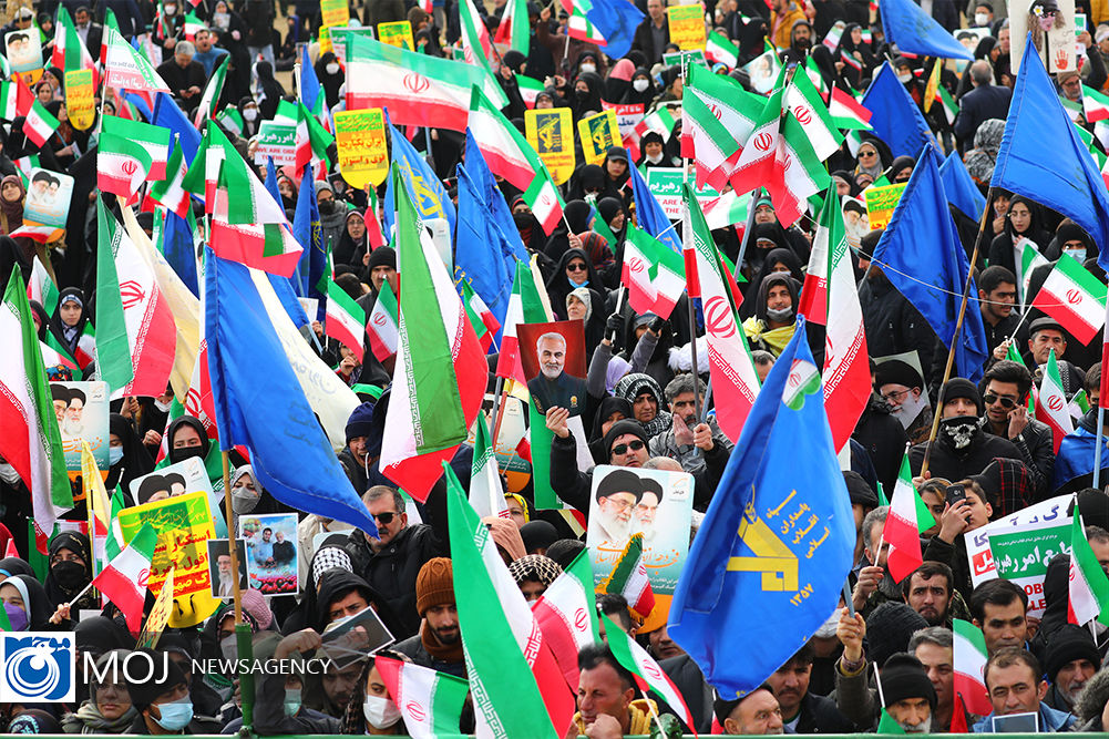 سخنرانی رییس جمهوری در راهپیمایی ۲۲ بهمن