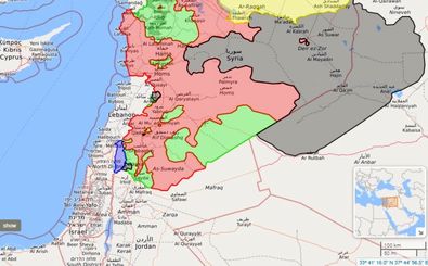 ارتش سوریه کنترل بخش‌های وسیعی از مرز با اردن را به دست گرفت