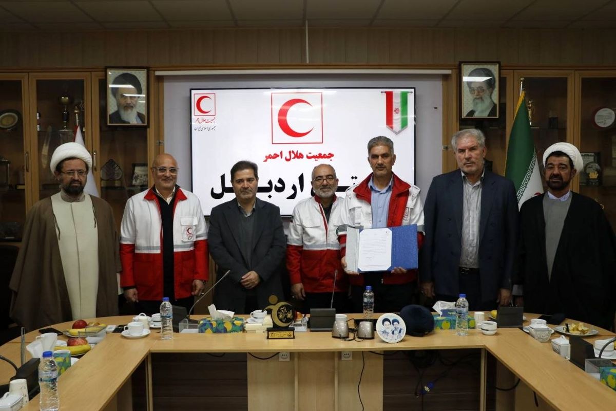 معارفه مدیر عامل جدید هلال احمر استان اردبیل