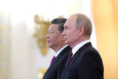 Russia President arrived in China