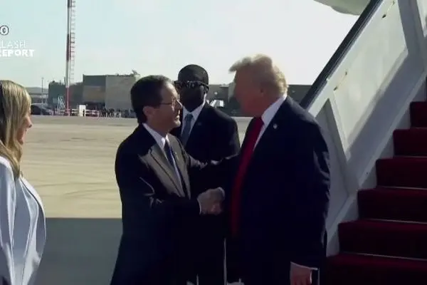 دونالد ترامپ وارد تل‌آویو شد