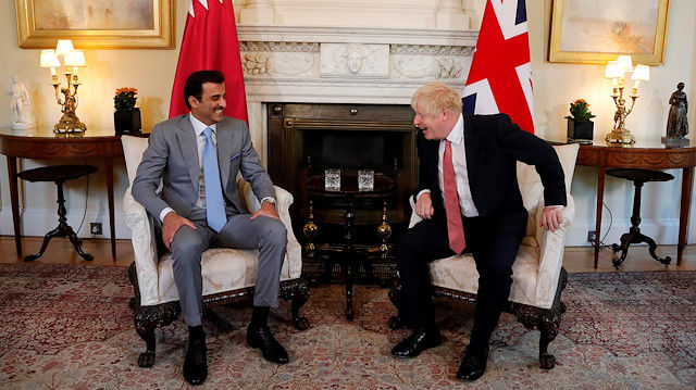 انگلیس و قطر بر تلاش های دیپلماتیک در خاورمیانه توافق کردند