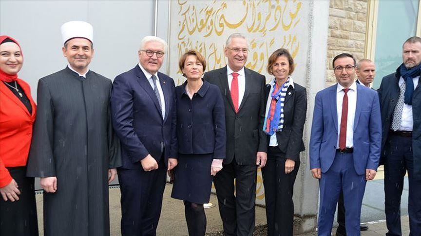 رئیس جمهور آلمان از یک مسجد در این کشور بازدید کرد