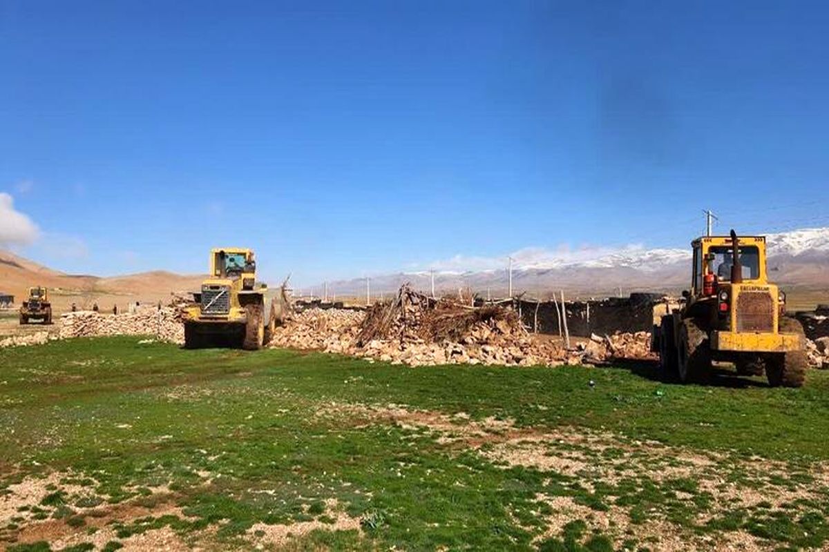 رفع تصرف ۷۹۸ هکتار اراضی ملی در استان اردبیل 