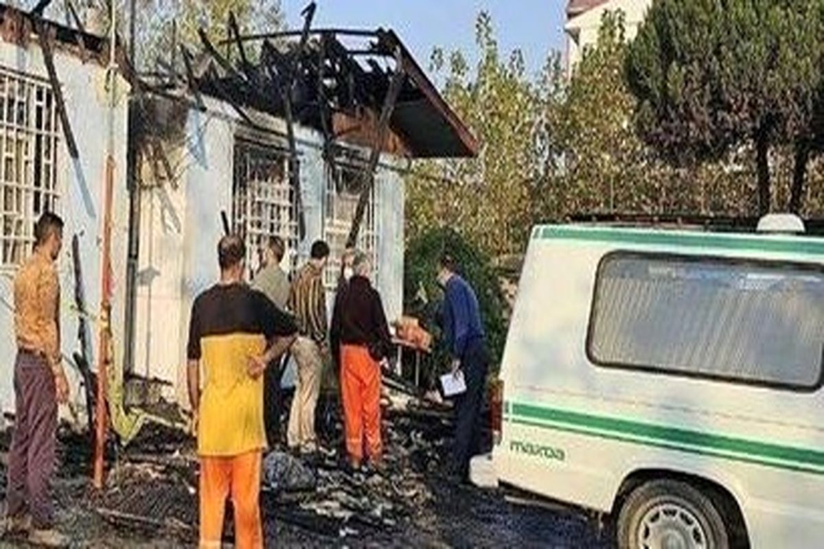 افزایش کشته ها به 32 کشته در آتش سوزی کمپ ترک اعتیاد لنگرود