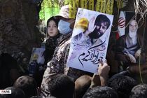 تشییع پیکر شهید مدافع حرم «جواد الله کرم» در تهران