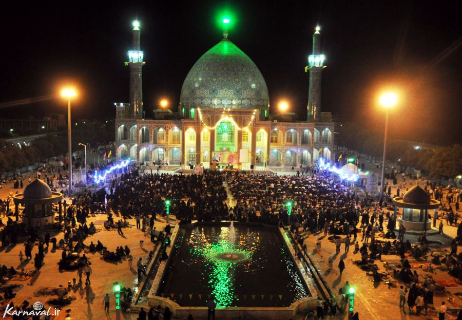 برپایی محفل ترتیل خوانی قرآن کریم در امامزاده آقا علی عباس(ع) در ماه مبارک رمضان 
