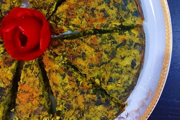 ناهار کوکو اسفناج درست کن خیلی عالیه / طرز تهیه کوکو اسفناج غذای خوشمزه و مقوی