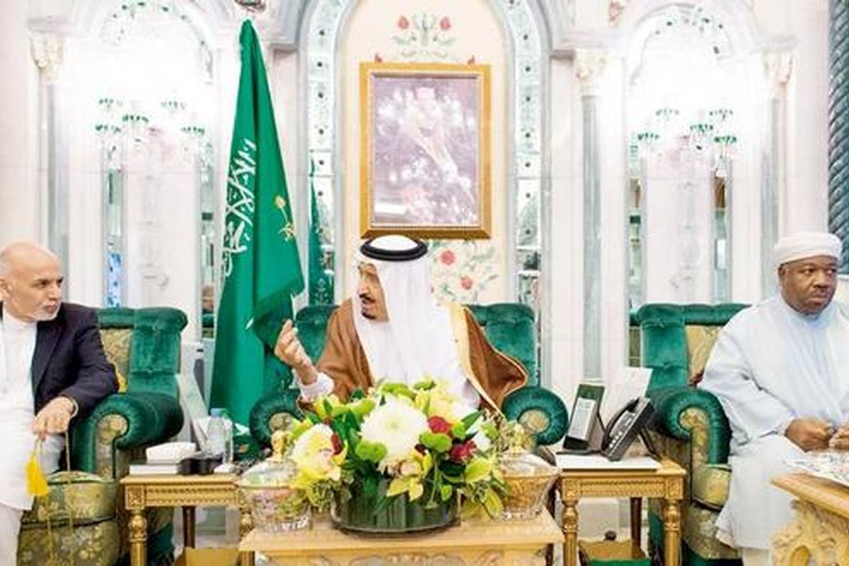 اشرف غنی با شاه عربستان دیدار کرد