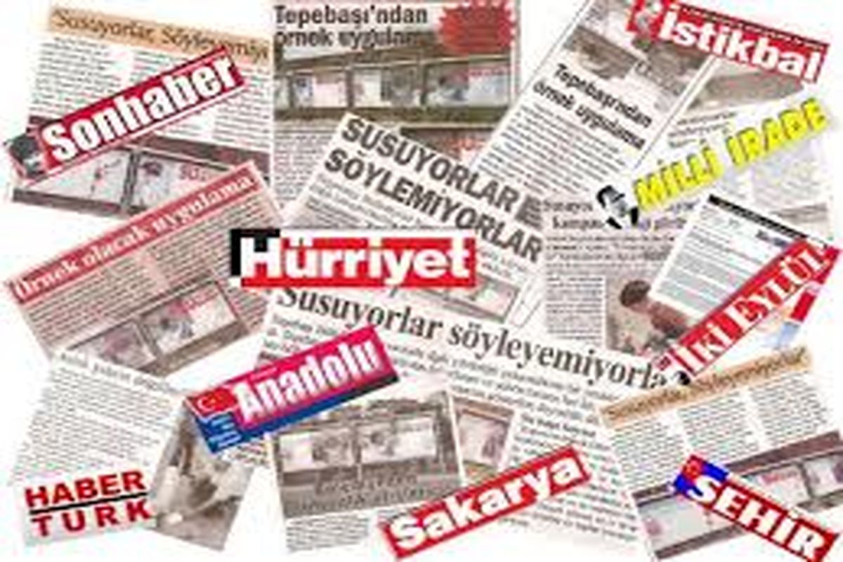 عناوین مهم روزنامه های امروز ترکیه 