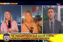 دزدی از خبرنگار آرژانتینی حین پخش زنده!