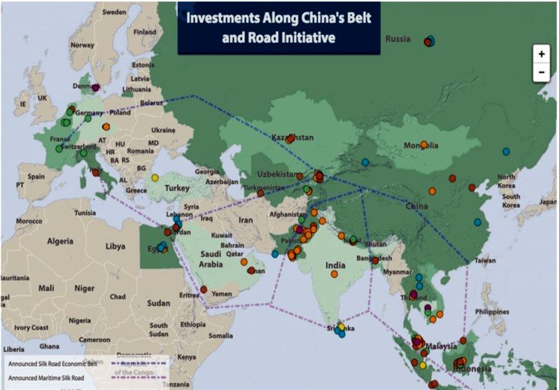 چین ۱۲۴ میلیارد دلار در جاده ابریشم سرمایه‌گذاری می‌کند