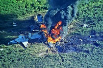 یک هواپیمای نظامی در فارس سقوط کرد
