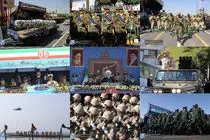 رژه یگان های نمونه نیروهای مسلح در سراسر کشور