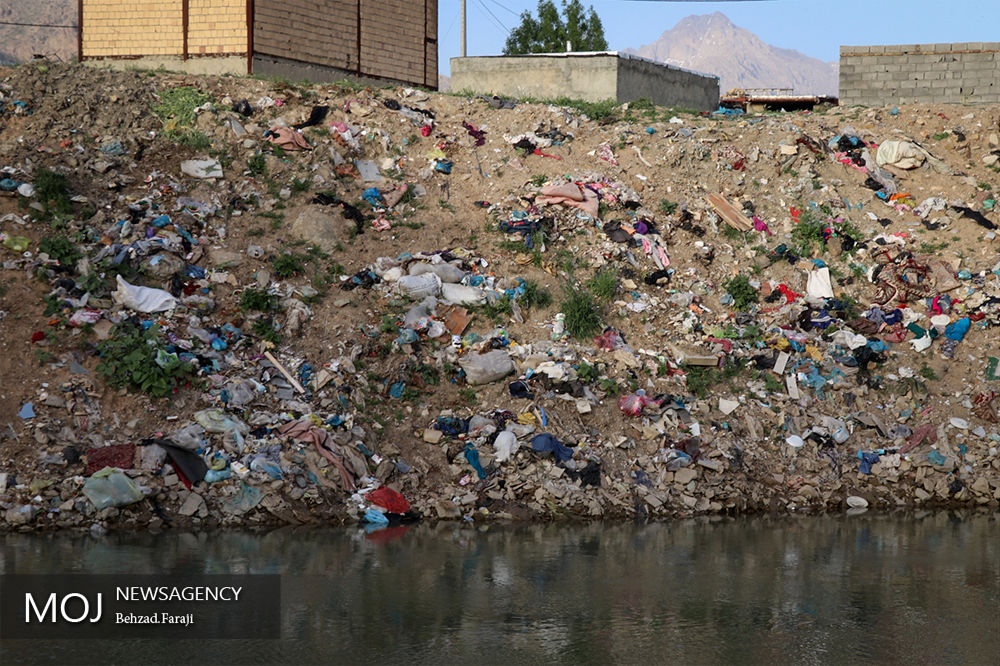 آلودگی زیست محیطی در رودخانه قره سو کرمانشاه