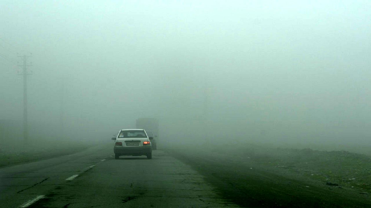 هشدار سطح نارنجی هواشناسی در خصوص مه گرفتگی و کاهش دید افقی در خوزستان 