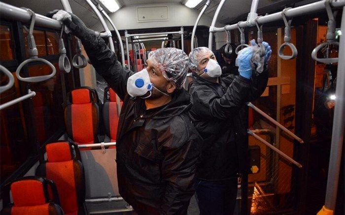 استقرار ناظران ویژه در پایانه‌های اتوبوسرانی مشهد برای رعایت پروتکلهای بهداشتی توسط مسافران 