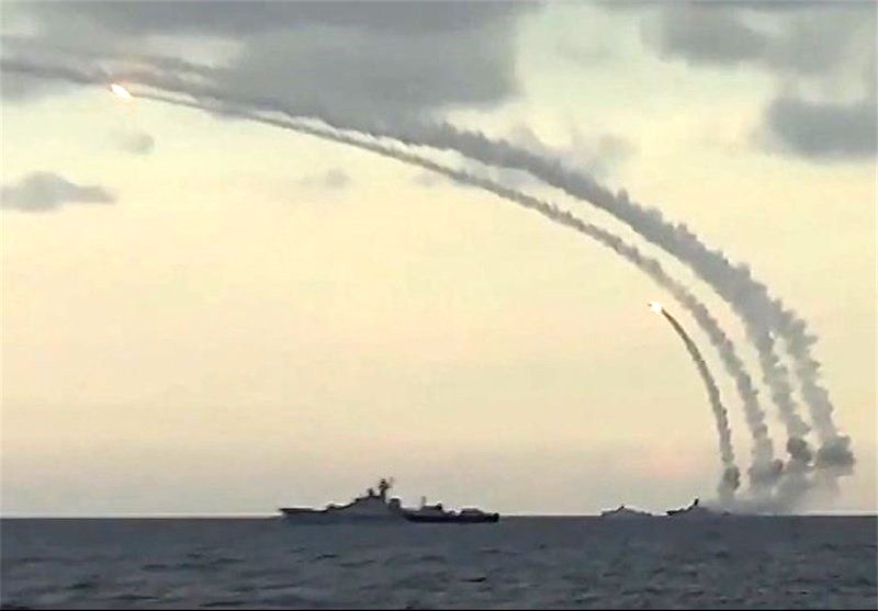 نیروی دریایی روسیه داعشی‌ها را در نزدیکی تدمر با موشک هدف قرار داد