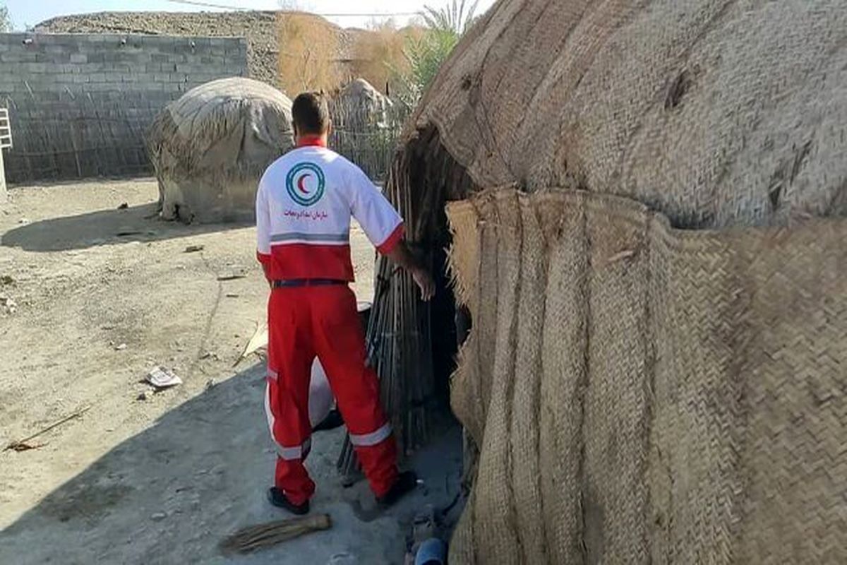 امدادرسانی به ۲۰۰ نفر از متاثران آبگرفتگی در هرمزگان