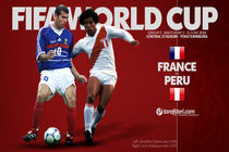 بازی تیم فرانسه و پرو آغاز شد